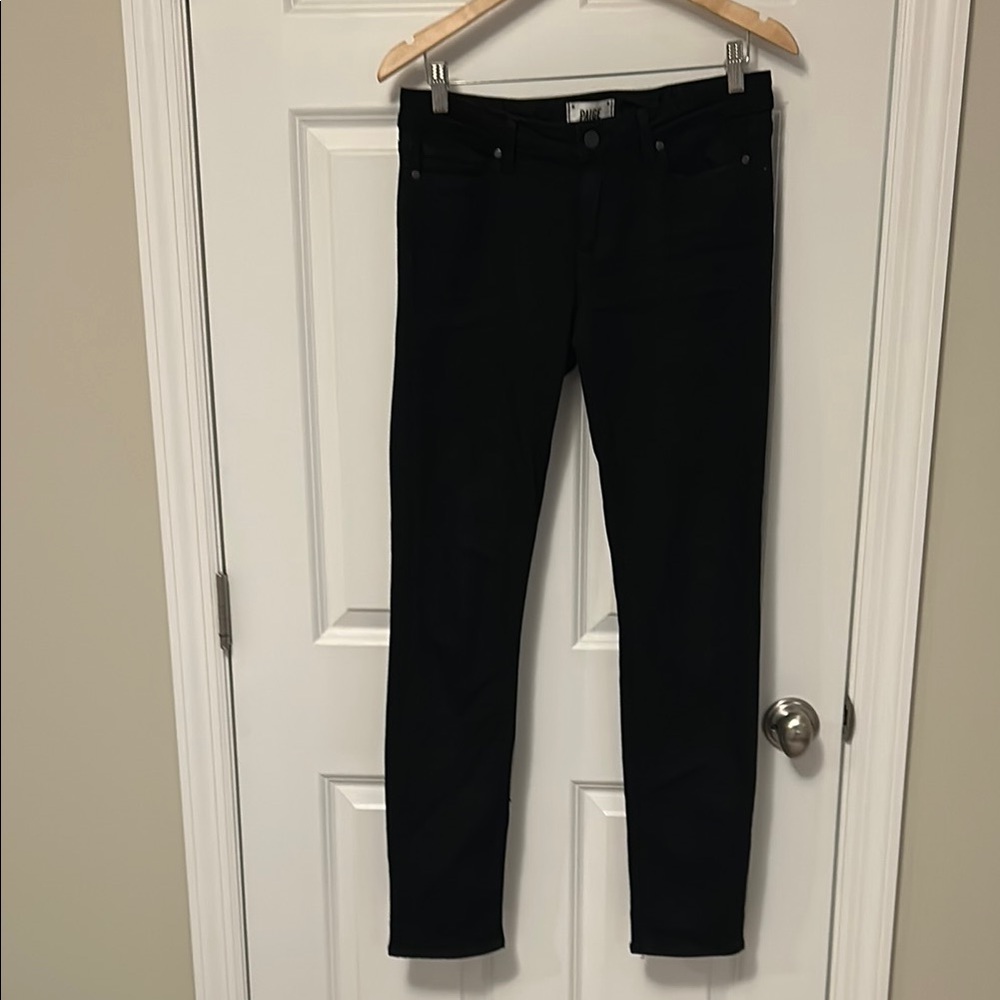 PAIGE Women's Black Skinny Jeans